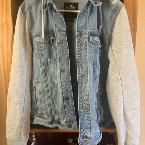 Like new men’s Hollister denim and cotton jacket - Picture 8 of 8